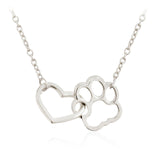 Heart paw Neckace