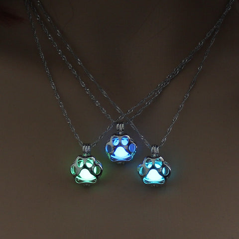 PAW Glow in the Dark Necklace