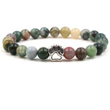 Paw Stone Beads Bracelet