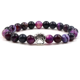 Paw Stone Beads Bracelet